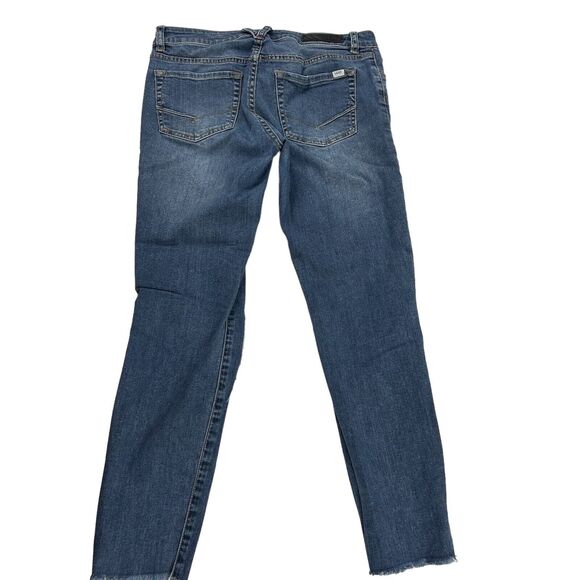 Vans Womens Skinny Cropped Denim Jeans Sz 5/27 Stretch Distressed Ripped Pant - Picture 4 of 12